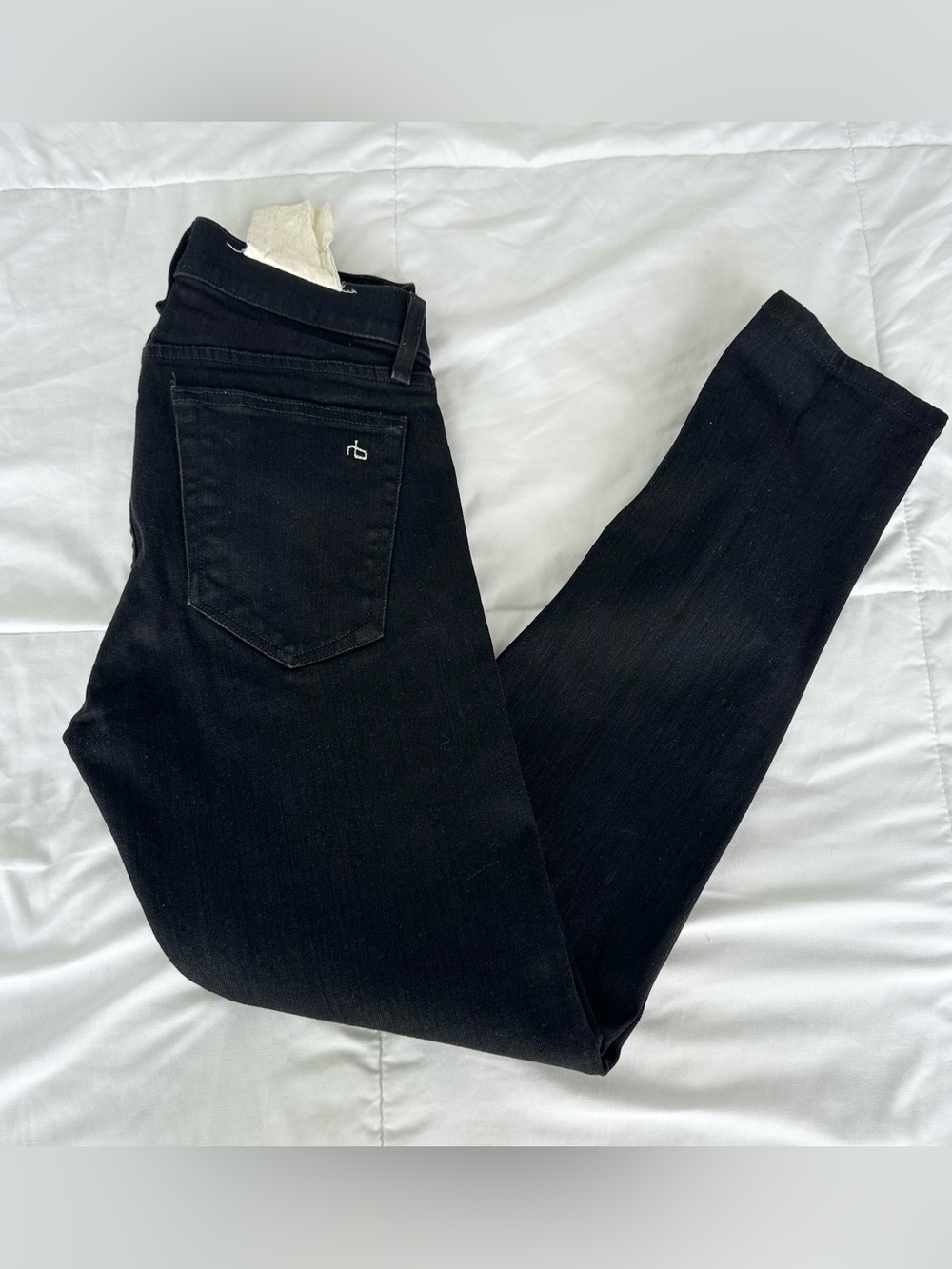 Rag & Bone Black Skinny Jean